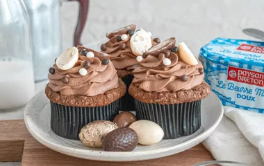 Cupcakes de Pâques au chocolat