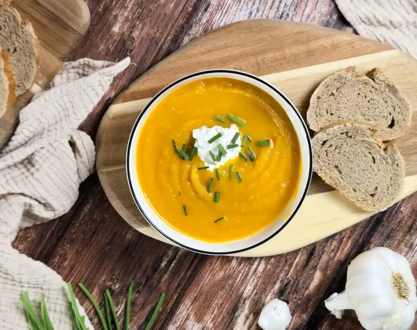 velouté d’automne potimarron et carotte