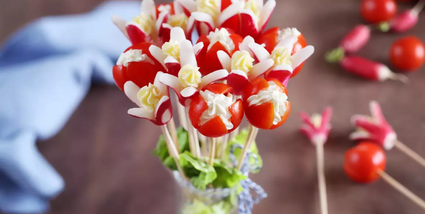 Recette Bouquet de radis tomates cerises BD Paysan Breton