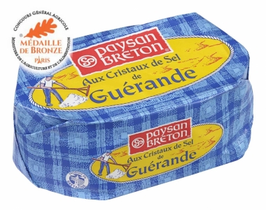 Beurre moulé au sel de Guérande Paysan Breton