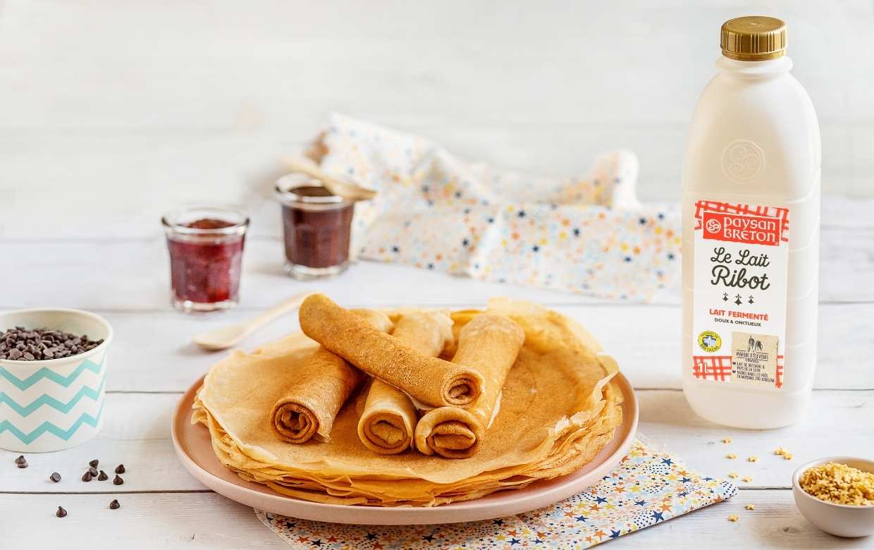 Crêpes au lait ribot