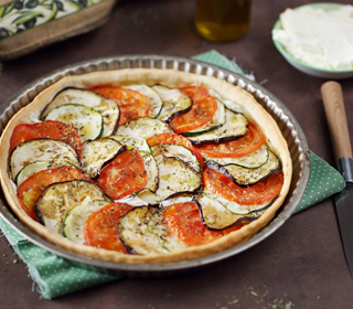 Recette tarte aux légumes