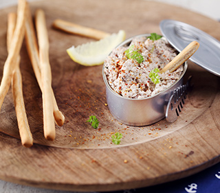 Rillette sardine fromage fouetté