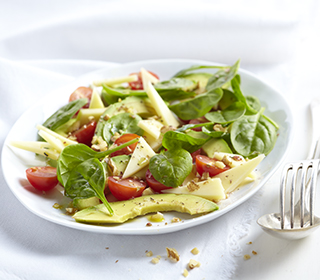 Salade Avocat Epinard Emmental