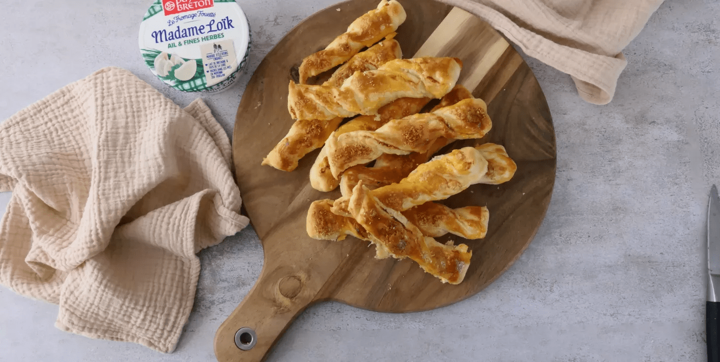 Feuilletés apéritifs façon gressin