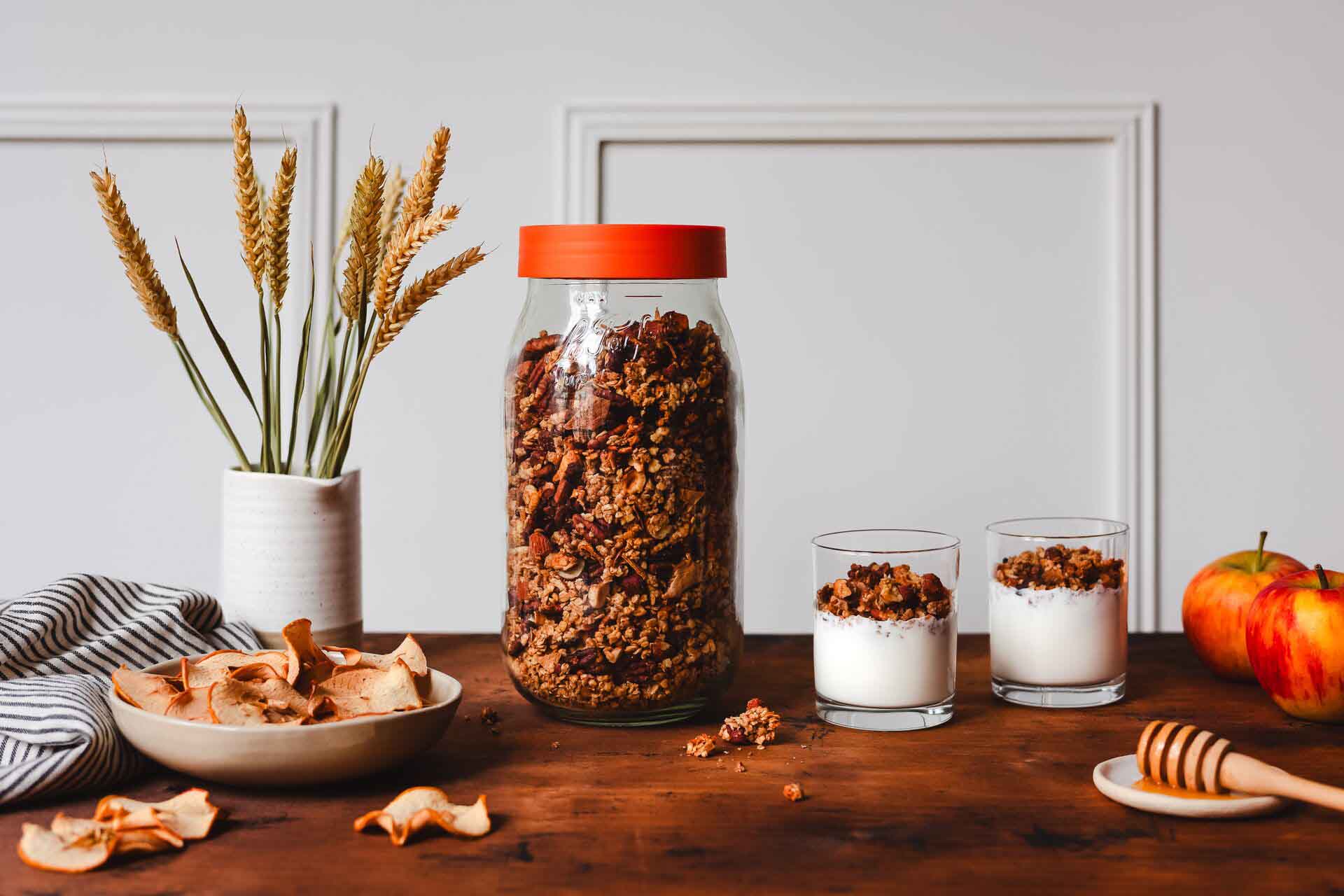 recette granola maison lait ribot paysan breton