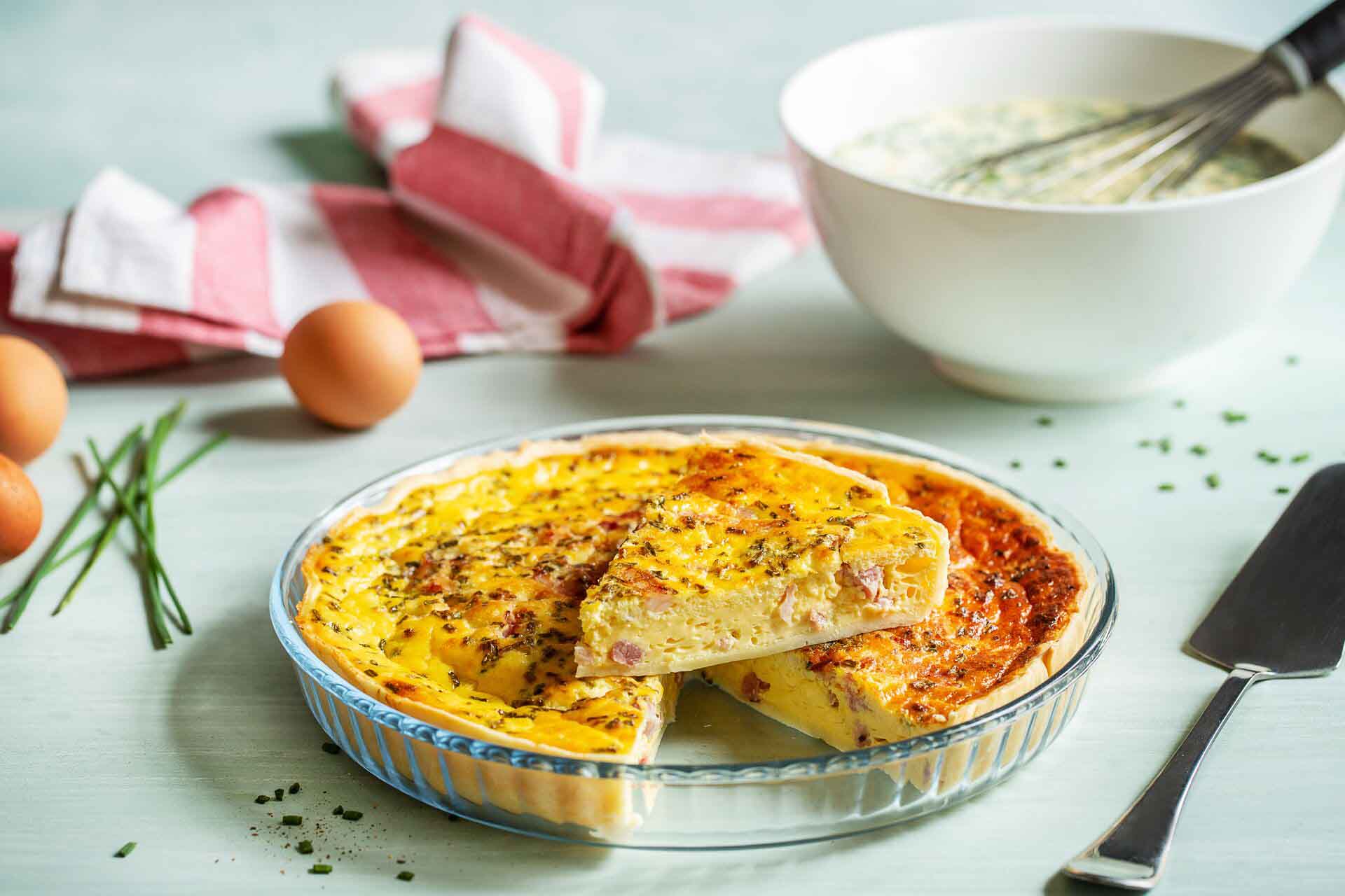 recette quiche lorraine lait ribot paysan breton