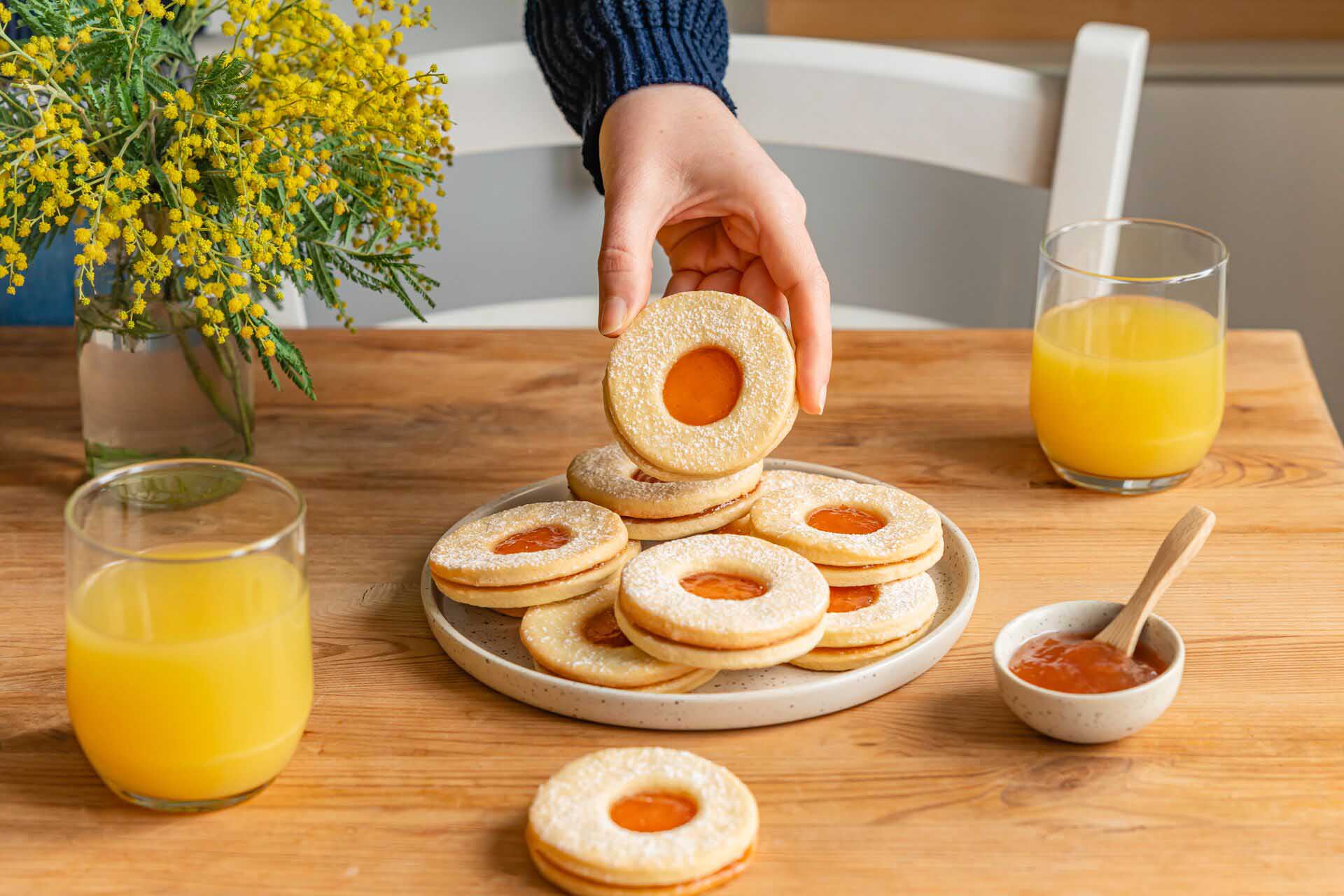 recette sablés abricot beurre moulé paysan breton