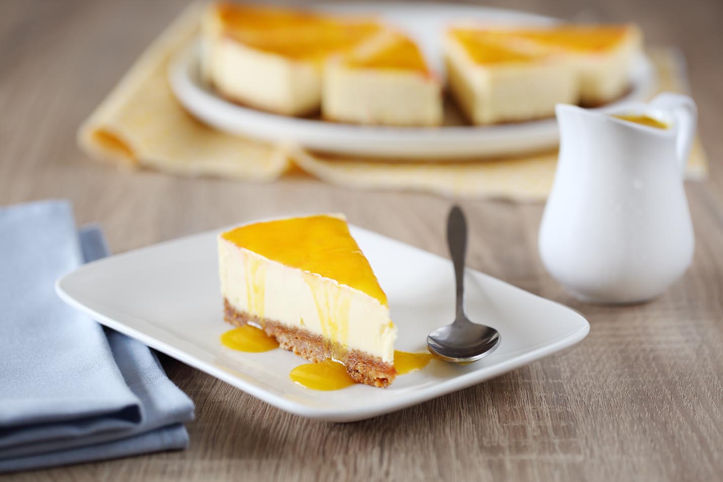 Cheesecake citron mangue