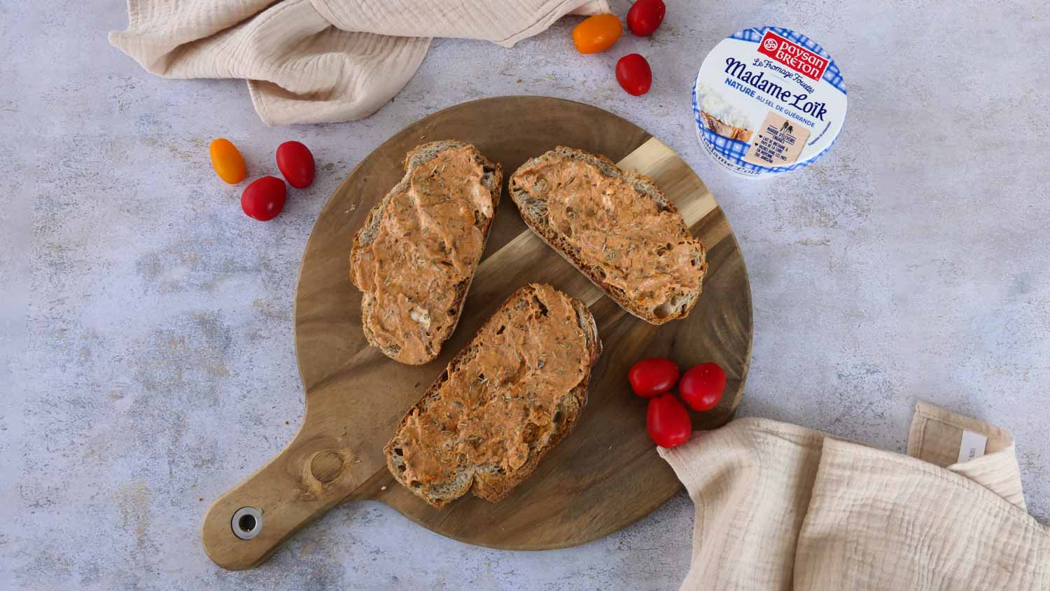 recette tartine thon tomate madame loïk