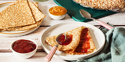 Crêpes Paysan Breton à la confiture 