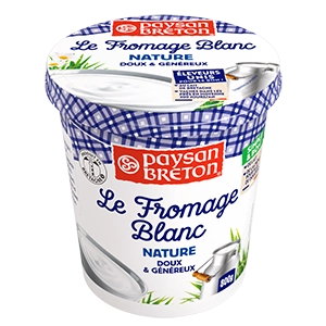 le fromage blanc nature paysan breton