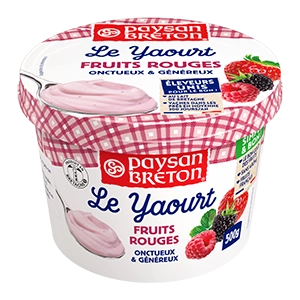 yaourt fruits rouges paysan breton