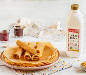 Crêpes au lait ribot