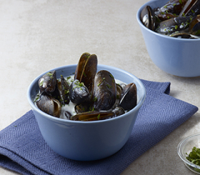 Moules à la crème