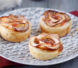 Tarte aux pommes rose