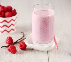 Milkshake framboise vanille