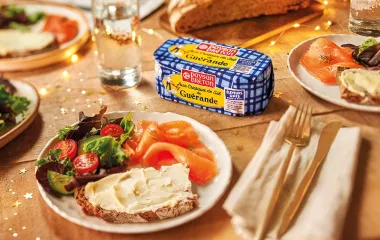 table noël beurre moulé sel de guérande paysan breton