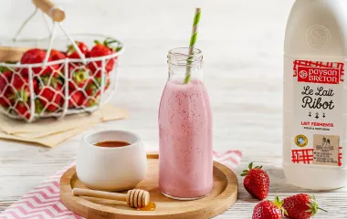 Smoothie aux fraises