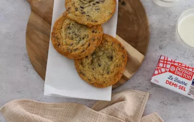 Cookies moelleux beurre paysan breton