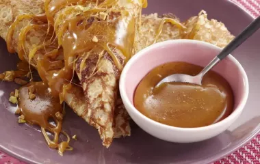 recette crêpes sauce caramel au pain d’épices paysan breton