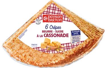 Crêpes Beurre Sucre à la Cassonade Paysan Breton