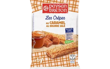 Les Crêpes Fourrées au caramel et beurre salé Paysan Breton