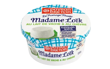 Le Fromage Fouetté Chèvre Madame Loïk Paysan Breton