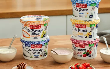 yaourts et fromages blancs paysan breton