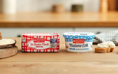 beurre moulé et fromage fouetté madame loik paysan breton