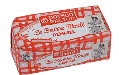 Gevormde halfgezouten boter Paysan Breton