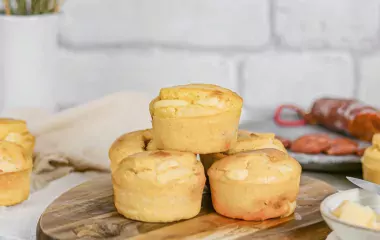 Muffins chorizo et emmental