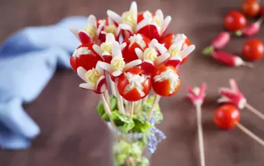 Recette Bouquet de radis tomates cerises BD Paysan Breton