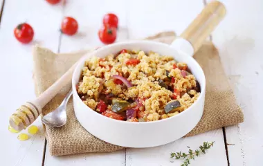 Recette Crumble de ratatouille beurre Paysan Breton