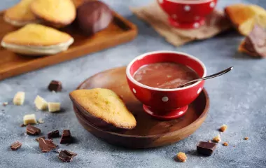 Madeleines moelleuses coque chocolat