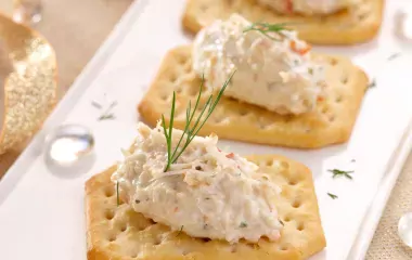 Quenelles de crabe et Fromage Fouetté