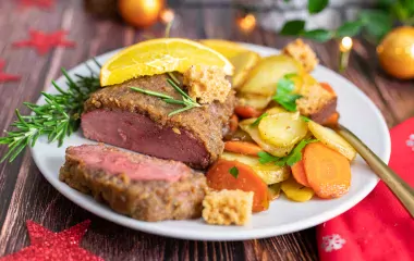 Recette de Noël Magret de canard en croûte d’épices