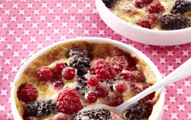 Gratin de fruits rouges