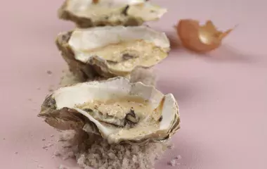 Huîtres gratinées à la crème