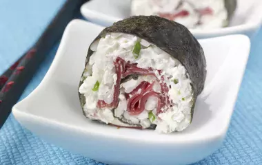 Maki au bœuf séché