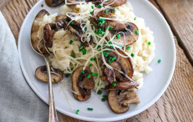 Risotto champignons & emmental