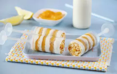 Push cake aux crêpes, mascarpone et citron