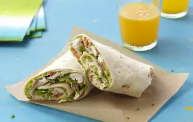 Wrap poulet avocat