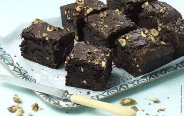 Brownie chocolat noisettes
