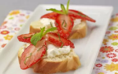 Bouchées de Madame Loïk et fraises mentholées