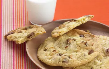 Biscuits aux noix, Caramel et Lait Ribot