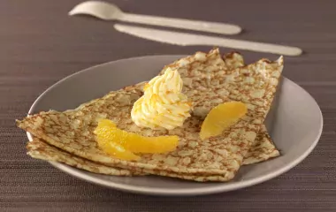 Crêpes au beurre d'orange