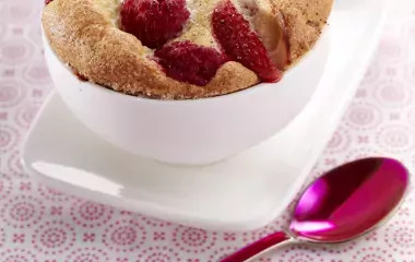Mini soufflés framboise fraise