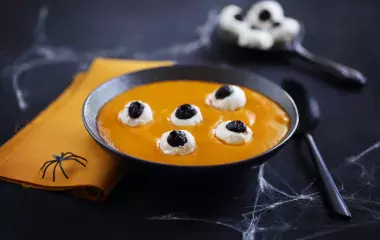 Velouté de potiron façon Halloween au Fromage Fouetté Madame Loïk