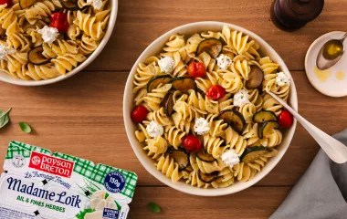 Recette pâtes fromage fouetté madame loik paysan breton
